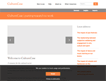 Tablet Screenshot of culturecase.org
